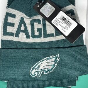 Super Bowl LIX 59 Philadelphia Eagles • Champions Beanie & Scarf Set -🏈🦅 NWT